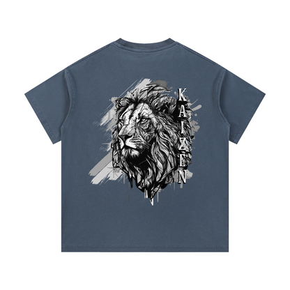 KING LION TEE - BLUE