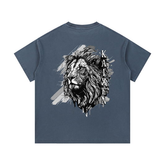 KING LION TEE - BLUE