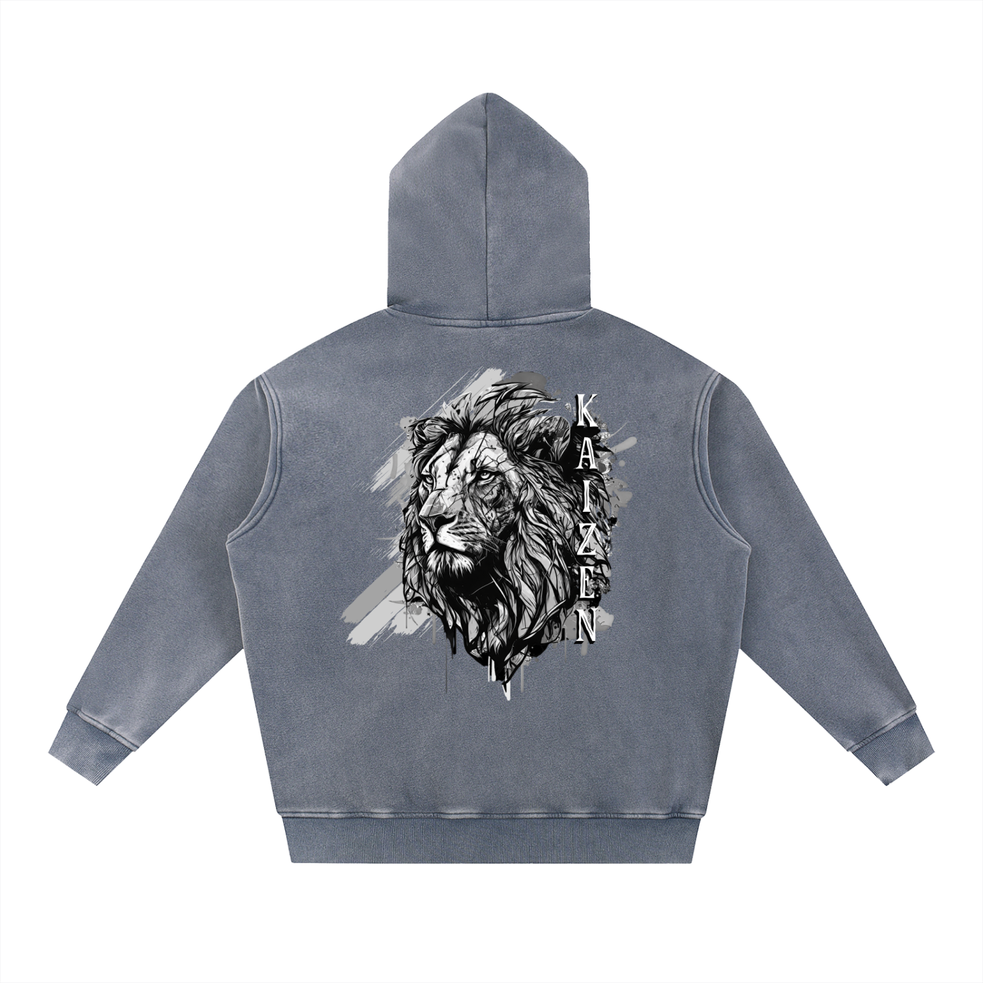 KING LION HOODIE - BLUE
