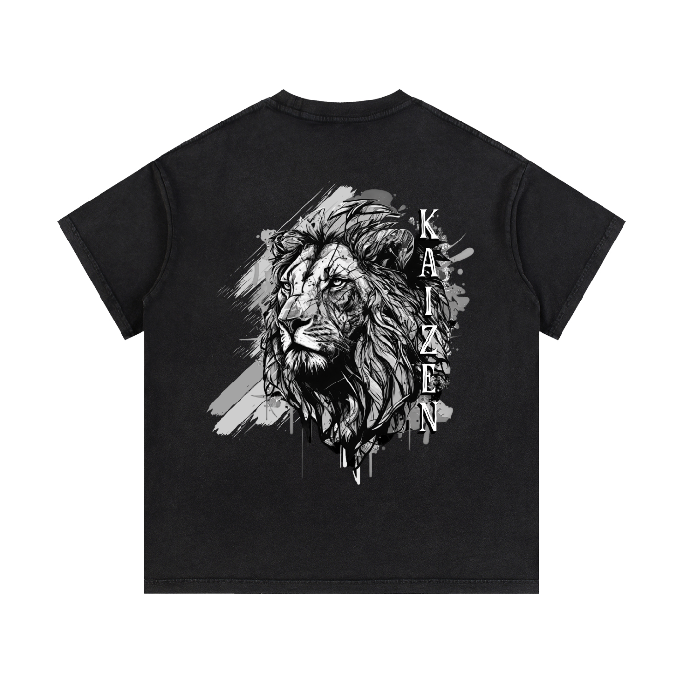 KING LION TEE - BLACK