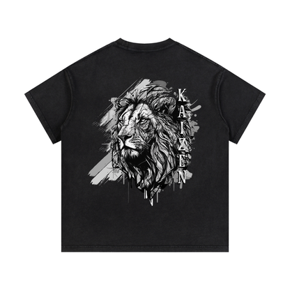 KING LION TEE - BLACK