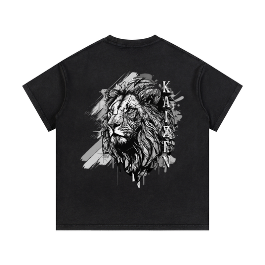 KING LION TEE - BLACK